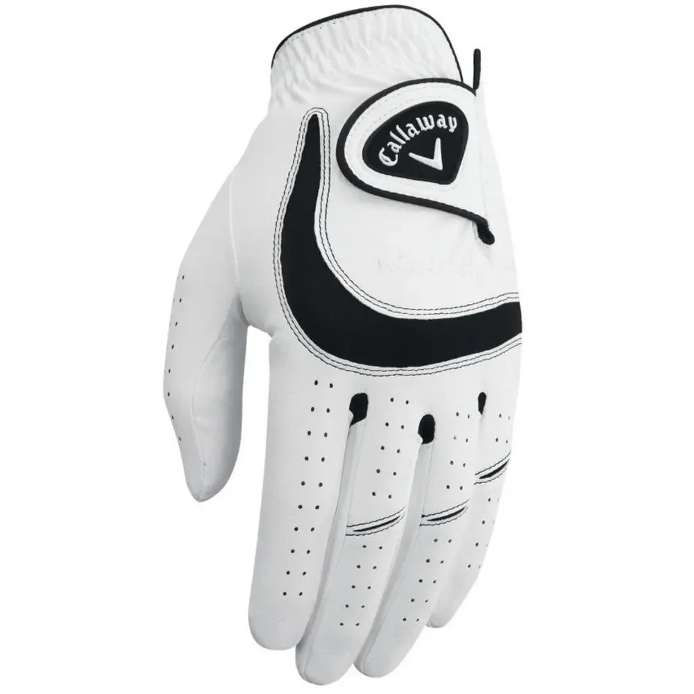 Callaway Chev Soft Golf Glove, Left Handed, Hook & Loop Closure, Medium, NWT
